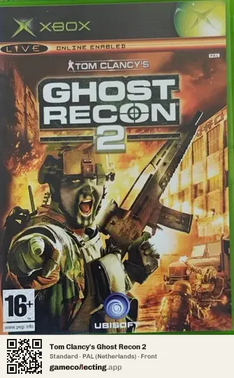 Tom Clancy's Ghost Recon 2 Xbox, Netherlands box front