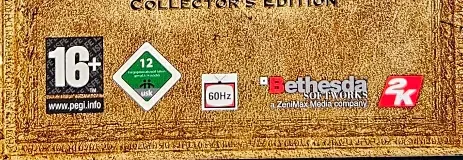 The Elder Scrolls IV: Oblivion, the PEGI square on its front