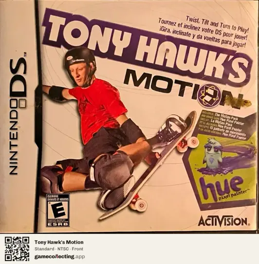 Tony Hawk's Motion Nintendo DS, NTSC box front