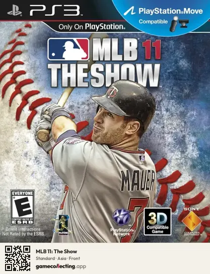 MLB 11: The Show PlayStation 3, Asia box front
