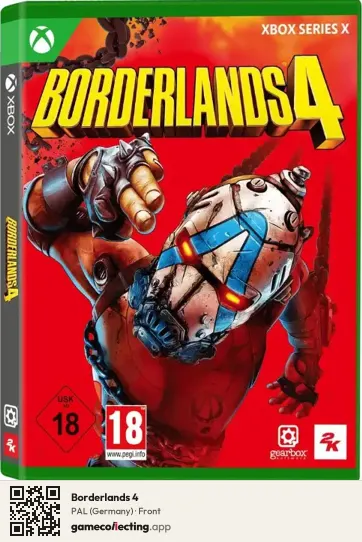 Borderlands 4 Xbox Series X, Germany box front
