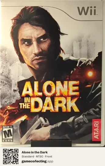Alone in the Dark Nintendo Wii, NTSC box front