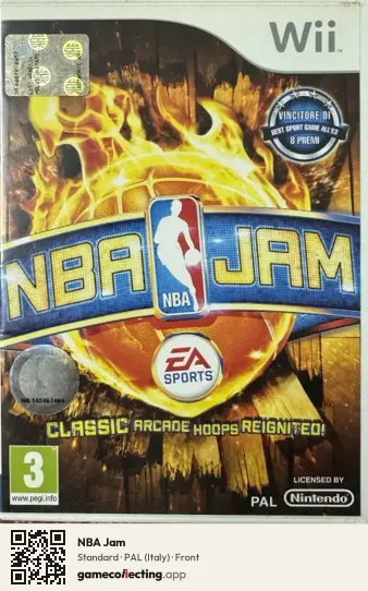 NBA Jam Nintendo Wii, Italy box front