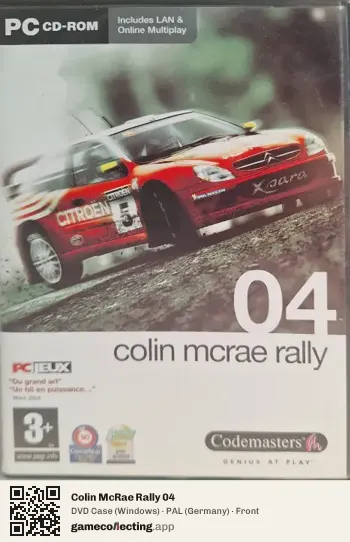 Colin McRae Rally 04 Computer, Germany box front