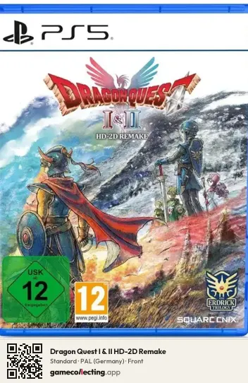Dragon Quest I & II HD-2D Remake PlayStation 5, Germany box front