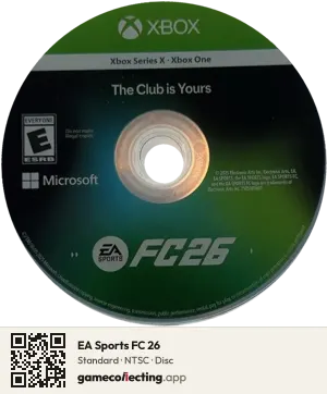 EA Sports FC 26 Xbox Series X, NTSC disc
