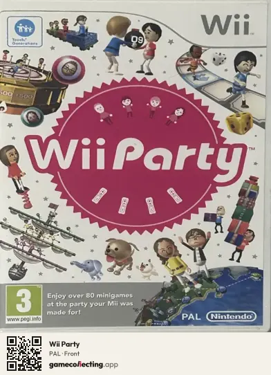 Wii Party Nintendo Wii, PAL box front