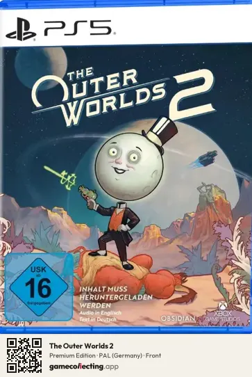 The Outer Worlds 2 PlayStation 5, Germany box front