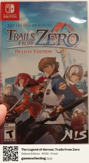 The Legend of Heroes: Trails from Zero Nintendo Switch, NTSC box front