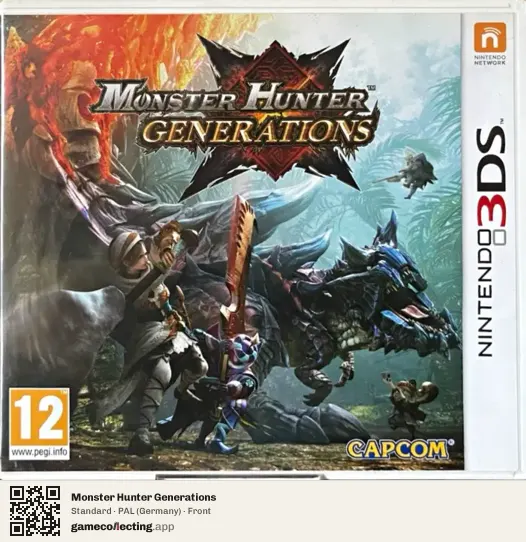 Monster Hunter Generations Nintendo 3DS, Germany box front