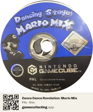 Dance Dance Revolution: Mario Mix Nintendo GameCube, PAL disc
