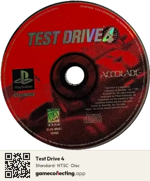 Test Drive 4 PlayStation, NTSC disc