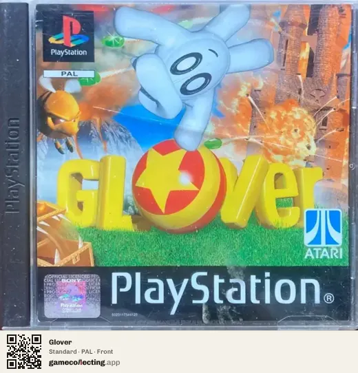 Glover PlayStation, PAL box front