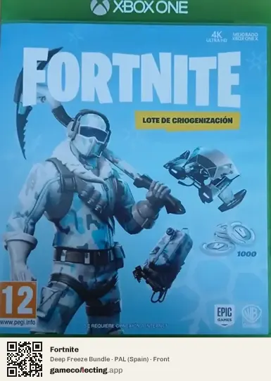 Fortnite Xbox One, Spain box front