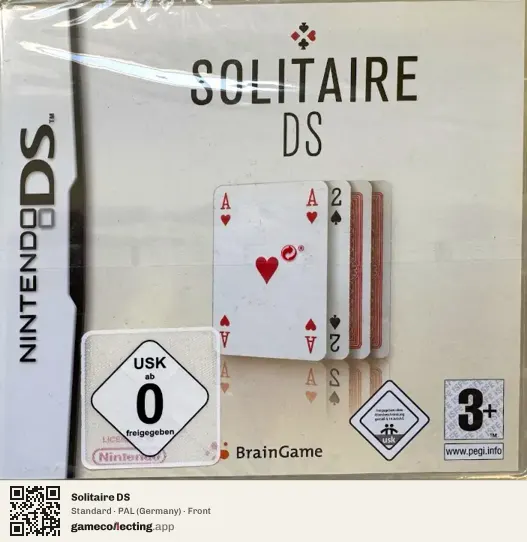 Solitaire DS Nintendo DS, Germany box front
