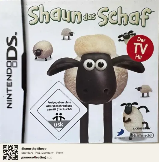Shaun the Sheep Nintendo DS, Germany box front