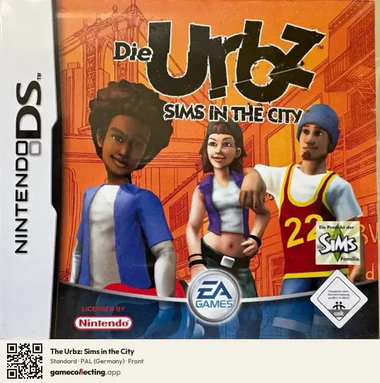 The Urbz: Sims in the City Nintendo DS, Germany box front