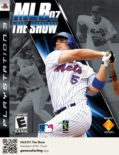 MLB 07: The Show PlayStation 3, NTSC box front