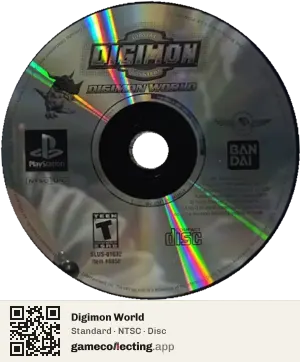 Digimon World PlayStation, NTSC disc