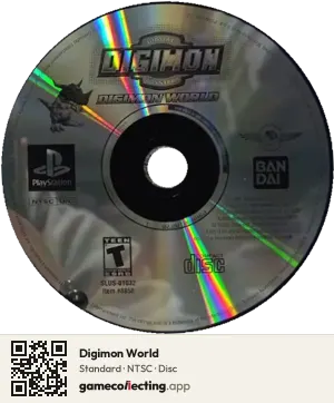 Digimon World PlayStation, NTSC disc