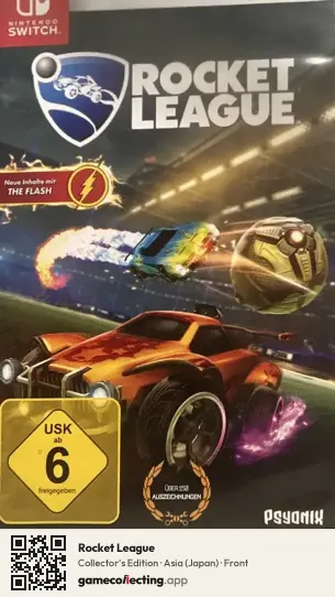 Rocket League Nintendo Switch, Japan box front