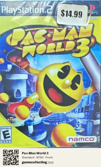 Pac-Man World 3 PlayStation 2, NTSC box front