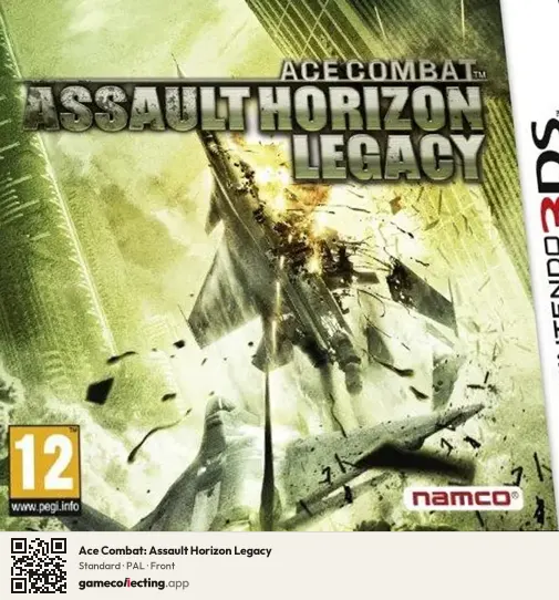Ace Combat: Assault Horizon Legacy Nintendo 3DS, PAL box front