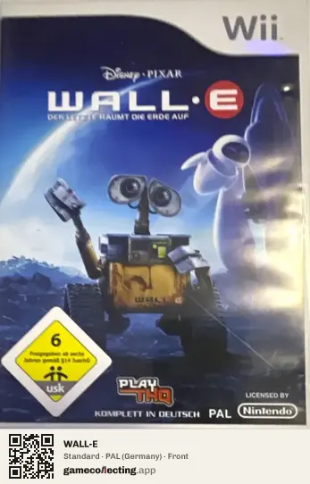 WALL-E Nintendo Wii, Germany box front