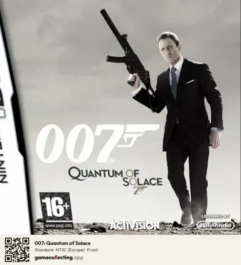007: Quantum of Solace Nintendo DS, Europe box front
