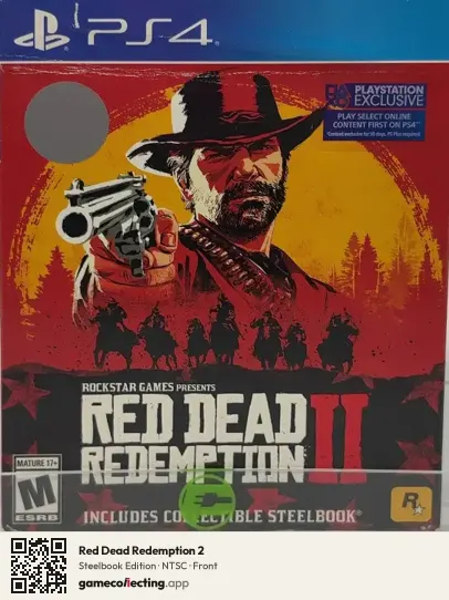 Red Dead Redemption 2 PlayStation 4, NTSC box front