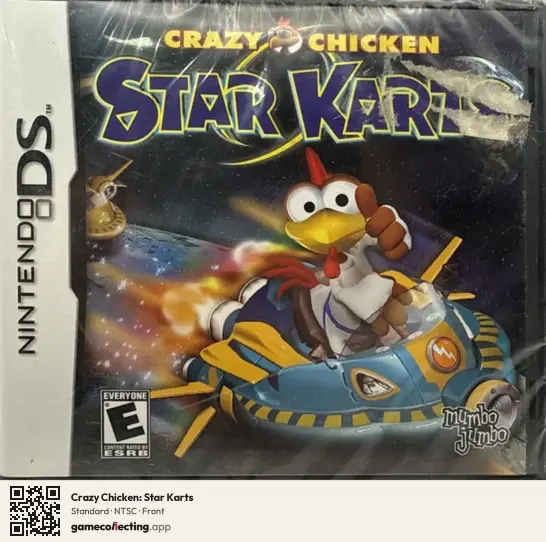 Crazy Chicken: Star Karts Nintendo DS, NTSC box front