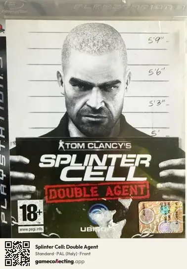 Splinter Cell: Double Agent PlayStation 3, Italy box front