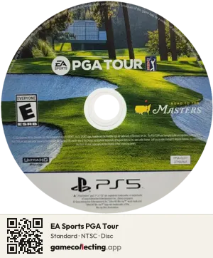 EA Sports PGA Tour PlayStation 5, NTSC disc