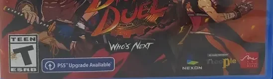 DNF Duel, the ESRB box on its front