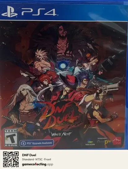 DNF Duel PlayStation 4, NTSC box front