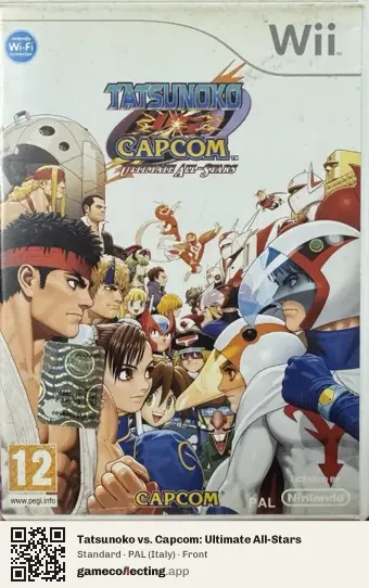 Tatsunoko vs. Capcom: Ultimate All-Stars Nintendo Wii, Italy box front