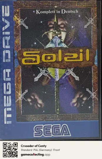 Crusader of Centy Sega Mega Drive / Genesis, Germany box front