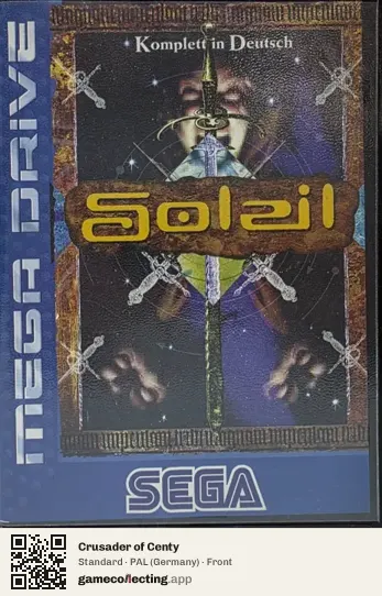 Crusader of Centy Sega Mega Drive / Genesis, Germany box front