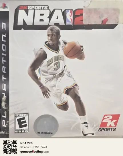 NBA 2K8 PlayStation 3, NTSC box front