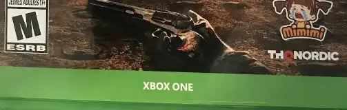 Desperados III, the ESRB box on its front
