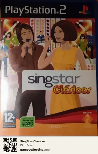 SingStar Clásicos PlayStation 2, PAL box front
