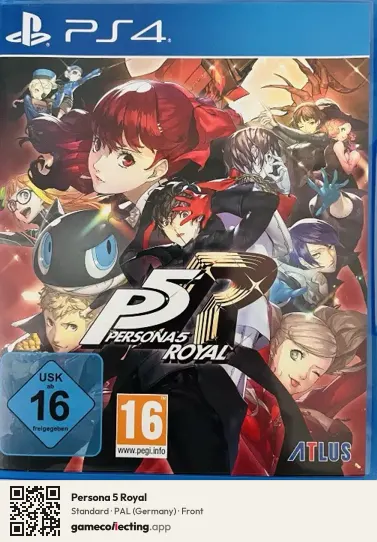 Persona 5 Royal PlayStation 4, Germany box front