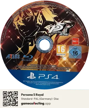 Persona 5 Royal PlayStation 4, PAL disc