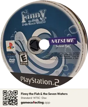 Finny the Fish & the Seven Waters PlayStation 2, NTSC disc