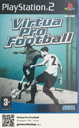 Virtua Pro Football PlayStation 2, PAL box front