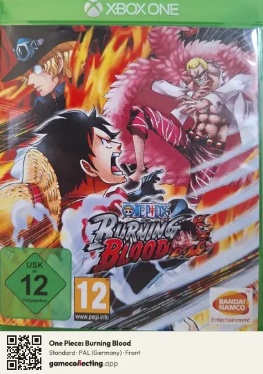 One Piece: Burning Blood Xbox One, Germany box front