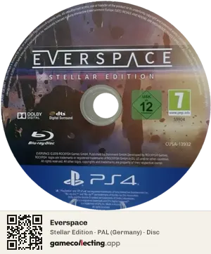 Everspace PlayStation 4, PAL disc