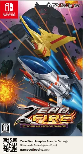 Zero Fire: Toaplan Arcade Garage Nintendo Switch, Asia box front