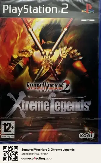 Samurai Warriors 2: Xtreme Legends PlayStation 2, PAL box front
