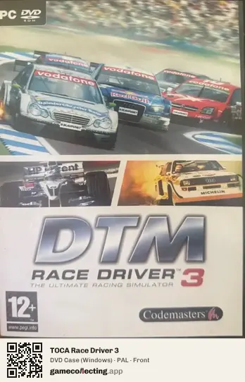 TOCA Race Driver 3 Computer, PAL box front